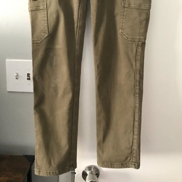 Banana Republic SLOAN Utility Heritage Olive Green Mid Rise Cargo Chino Size 2 - Picture 4 of 8